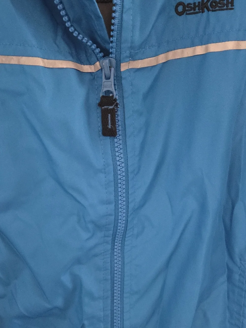 OshKosh B'gosh Boys' Blue Hooded Jacket Sz L